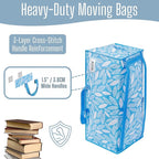 VENO 2 Pack Heavy Duty Moving Bags with Backpack Straps, Zippers & Handles, Extra Large Packing Bags for College Dorm Essentials, Moving Supplies Alternative to Cardboard Moving Boxes