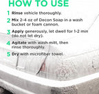 Armour Detail Supply - Decon Soap - High-pH Decontamination Shampoo - Alkaline Degreasing Agents and Biodegradable Ingredients - 16 oz
