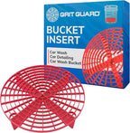 Grit Guard The Original Red Bucket Insert - 10" Diameter Car Wash Bucket for Car Washing, Detailing Compatible with 3.5, 4, 5 and 6 Gallon Buckets