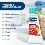 Carbona Stain Devils® #2 | Ketchup, Mustard & Chocolate | Professional Strength Laundry Stain Remover | Multi-Fabric Cleaner | Safe On Skin & Washable Fabrics | 1.7 Fl Oz, 3 Pack