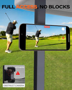 A2C Alloy Magnetic Golf Cart Phone Holder for MagSafe iPhone, Unique Golf Gifts for Men Golfers Dad Father, Golf Gift for Him Husband, Golf Accessories Essentials Gadgets (US Flag)