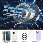 Car Phone Holder for Tesla Model Y 2020 2021 2022 2023 2024 2025 & Model 3 2017 2018 2019 2020-2023, Compatible MagSafe, 360° Rotation, Super Strong Magnetic Attraction(for 15 inch Screen only)