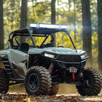 Nilight Side Shooter Light Bar 12Inch Triple Row Spot Flood Combo Work Off Road Lighting on Truck SUV ATV UTV