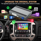 Wireless Carplay Android Auto Adapter Decoder Box for Cadillac, Buick, Chevrolet, GMC 2014-2020, Carplay Retrofit Kit, Support Mirrorlink, Reverse Camera