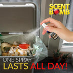 Scent Bomb Air Freshener Spray, Long-Lasting Odor Eliminator - Effective Deodorizer for Home & Car, Fresh Room Spray for Kitchen, Bathroom & Smell Neutralizer - 1 oz Pack of 4, Sandalwood Scent