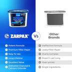 ZARPAX Moisture Absorber Activated Charcoal 10.5 oz/300g | Removes Moisture, Damp, Humidity & Odors | Odor Absorber | Moisture Trap for Bathroom, Closet, Kitchen & Small Spaces | Set of 15