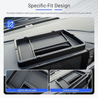 Dashboard Storage Organizer Compatible with 2022-2026 Chevy Silverado GMC Sierra 1500 24-26 2500HD 3500HD Dashboard Storage Tray Replacement for 2022-2026 Chevy Silverado Accessories