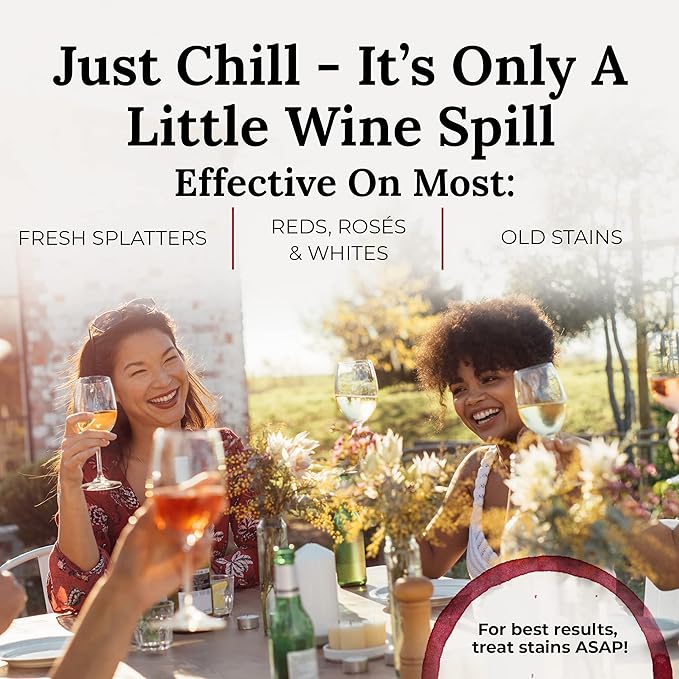 Chateau Spill Wine Stain Remover Spray - Laundry Stain Remover Spray - EPA Safer Choice Certified Carpet Cleaner - 4 Fl Oz (Pack of 2)