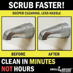 Narrow Gap Cleaner Brush - Concrete Scrubbing Tool - Crevice Brush for Drill - Car Detailing Drill Brushes - Window Track Cleaning Tools - Crevice Cleaning Brushes for Household Use - Gap Cleaner Kit