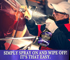 22oz Graphene Ceramic Coating Detail Spray Wax - Milwaukee Muscle - The Best Protection Against Scratches, Swirls, Paint Chips, No Buff, 6 month Protection, Insane Shine, & Stronger than Car Wax