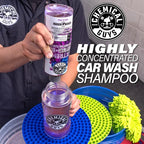 Chemical Guys CWS20764BK Car Wash Detailing Bucket, Mitt & Accessories Bundle (6 Items) Featuring Extreme Bodywash & Wax Foaming Car Wash Soap, 64 oz (.5 Gal) - Works on Cars, Trucks, SUVs, RVs & More