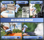 Portable Cordless Handheld Vacuum Cleaner with 15000PA, 120W Air Duster, Brushless Motor, Mini Car Vacuum for Car and Home
