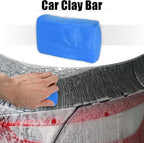 X AUTOHAUX Car Clay Bar Wash Mud Blue 100g Detailing Cleaning Polishing Tool for Cleaning Cars RV Boats Bus Coating