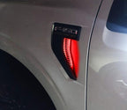 iJDMTOY Brilliant Red LED Background Illumination Lighting Kit Compatible with 2021-up Ford F150 Side Fender Emblem