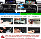 Compatible with Lexus Wireless CarPlay + Android Auto + Mirrorlink Retrofit Kit, Support NX UX LC RC 2014-2019, ES 2015-2019, GS LS RX LX 2016-2019 with Joystick/Small Touchpad
