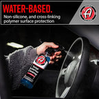 Adam's Polishes Interior Cleaner & Protectant (16oz) (2-Pack), Quick Detailer & SiO2 Protection, Ceramic Infused UV Protection, Anti-Static, For Leather, Vinyl, Plastics, Glass