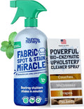 Sunny & Honey Fabric Cleaner Spray - Enzymatic Upholstery Cleaner for Furniture, Couches, Chairs and Sofas - 32 fl oz Stain Remover - No Scrubbing or Machines Needed (Mint Scent)
