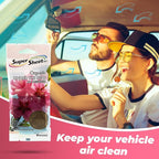 Super Sheet, Organic Under the Seat Car Air Freshener, Long Lasting Fragrance (Blossom, 3 Packs)