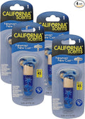 California Scent Air Fresheners Hanging Vial - New Car Scent: Hanging Air Freshener & Odor Eliminator for Strong Odor, 4 Packs