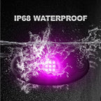 4 Pods LED Rock Lights Purple Neon Underglow Light Kits for Car ATV UTV SUV Boat Underbody Glow Trail Rig Lights Waterproof (Purple)