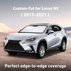 EcoNour Windshield Sunshade Compatible for Lexus NX 2015-2019 2020 2021, Sun Visor for Front Windshield & Window Sun Shade Cover, UV Heat Blocker & Protector, Car Accessories