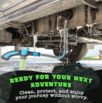 Salty Captain Chassis Flush 33.8oz | Undercarriage Cleaner & Salt Neutralizer | Prevents Rust & Corrosion on 4WD, ATV, Trailers & Off-Road Vehicles | Protective Underbody Wash