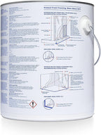 AMES BMX1WRG 1 Gallon Blue Max, White Liquid Rubber Waterproofer,Regular Grade 1 Gallon - for Use in Interior & Below-Grade Exterior - Concrete Sealer, House Paint and More.
