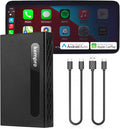 Smart Box 3-in-1 Wireless CarPlay & Android Auto Adapter with Streaming Apps Compatible with Netflix, YouTube, Adapter for Car to Watch TV, Video Player USB A & C