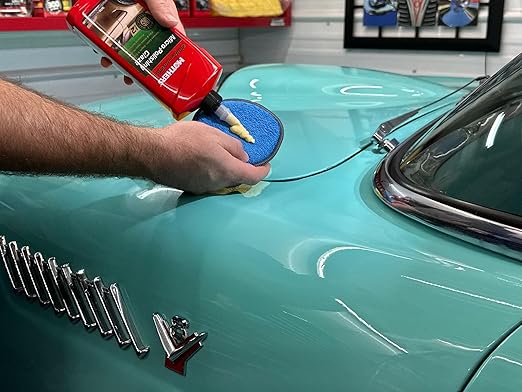 Mothers California Gold Micro-Polishing Glaze, 16 oz. — Ultimate Wax System Step 2, Adds Vibrance, Depth & Clarity to Paint & Clearcoats, Enhances Reflectivity, Especially on Dark Colors (08100)