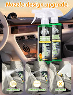 Car Cleaner Interior, Leather Cleaner Upholstery Interior Ceaning Kit Carpet Dashboard Shiny Car Stuff for Vinyl,Plastic,Fabric,Carpet & More,Citrus Scent