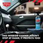 Jay Leno's Garage All Purpose Interior Cleaner Spray for Cars Trucks SUVs and Motorcycles Cleans Leather Vinyl Plastic Wood Grain and Screens Protects with UV Inhibitors 16 oz (16 oz (Pack of 2))
