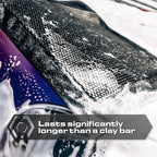 Blackline Clay Towel - Auto Detailing Synthetic Clay Towel - Decontaminate Paint and Glass for Smooth Washing - Great and Effective for Car, Truck, SUV - 12" x 12"