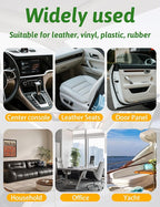 Car Interior Cleaner Spray, Multipurpose Leather Seat Cleaner Upholstery Car Cleaning Kit with Citrus Flavor Auto Dashboard Vinyl Detailing Supplies Kit,10 OZ