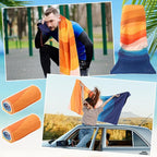 Hahafelt 2 Pack Car Seat Towel Covers Athletic Running Towel Performance Microfiber Post Workout Sweat Washable Cover Non Slip for Seat Outdoor Sport (Boho)
