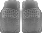 Carbella Automotive Floor Mats for Cars, 2 Piece Car Floor Mats Purple Translucent, Trim-to-Fit All Weather Clear Car Mats for Auto Truck Van SUV, Car Accessories for Women