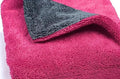 1500gsm Scratch Free XL Ultra Absorbent Pink Mega Microfiber Professional Car Drying Towel, Twisted Loop 24" x 36" for Detailing Cars (1)