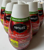 Renuzite Adjustable Gel solid Air Freshener Cone, blissful apple and cinnamon Scent, Nonstop Freshness, 7oz Cone, 6 Count, brand is Renuziteee