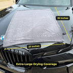 DiamondX XL Car Drying Towel, 27" x 35" Snag-Resistant Microfiber for Smooth, Streak-Free Drying