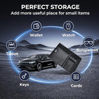 Center Console Organizer Tray Storage Box for Mercedes Benz EQS 450+ 400 580 AMG SUV/EQE 350 350+ 500, Interior Accessories Insert Tray Storage Box for 2026 2025 2024 2023 EQS/EQE, Black