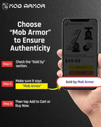 Mob Armor MobNetic Maxx - USA Assembled Magnetic Phone Holder for Car, Magnetic Car Phone Mount, 90-Degree Tilt, 360-Degree Rotation, Aluminum Metal, Compatible with iPhone & Android - Pink