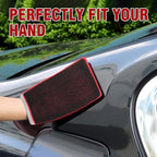 Tidy Monster 2 Pack Clay Bar Mitt for Car Detailing, Medium Grade Auto Magic Clay Towel, Scratch-Free and Paint Safe, for Cleaning Polishing Detailing Cars Paint, Glass, Wheels (Red)