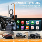 Car Phone Holder for BMW X5 2019-2023 & X6 2020-2023 & X7 2019-2022 (Only for 12.3-Inch Screen) 360° Rotation Magnetic Cell Phone Mount, Compatible with Magsafe, Does Not Affect Air Vent