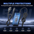56W 14V Fast Charger Compatible with GB70 GB150 GB250+ GB251+ GB500 GB500+ Lithium Jump Starter Battery XGC4 XGC Power Adapter Cord