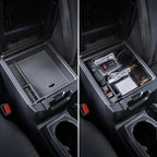 Carlimeki Center Console Organizer (3-piece set) for Tacoma 2016-2023 - for Tacoma Accessories