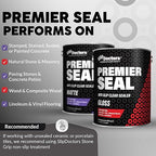 Premier Seal Non-Slip Concrete & Paver Sealer – Clear Anti-Slip Sealant for Pool Decks, Driveways & Garages - Matte Finish