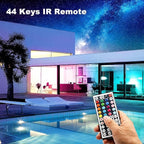dalattin LED Strip Lights 200ft Lights Strip for Bedroom, Desk, Indoor Room Bedroom Brithday Gifts Decor with 44 Keys Remote and 24V Power Supply Color Changing Lights,2 Rolls of 100ft