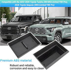 Center Console Organizer Compatible with 2022-2026 Toyota Tundra (SR/SR5/Limited/TRD Pro), 2026 Toyota Sequoia (SR5/Limited/TRD Pro) Accessories, Compartment Storage Box Tray