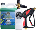 Chemical Guys CWS_110CS Foam Cannon & Snubby Snow Foam Kit - Honeydew Snow Foam Car Wash Soap, 128 fl oz (1 Gallon) + TORQ Foam Cannon Max 8 & Snubby Spray Foam Gun, for Pressure Washer - 3 Items