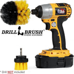 Bathroom Cleaning Brush Set - Cleaning Scrub Brush - Tile Cleaning Brush - Power Cleaning Brush - Scrub Brush - Brush Cleaning Tool - Grout Cleaning Tool - Home Cleaning Gadgets - Clean Shower Brush