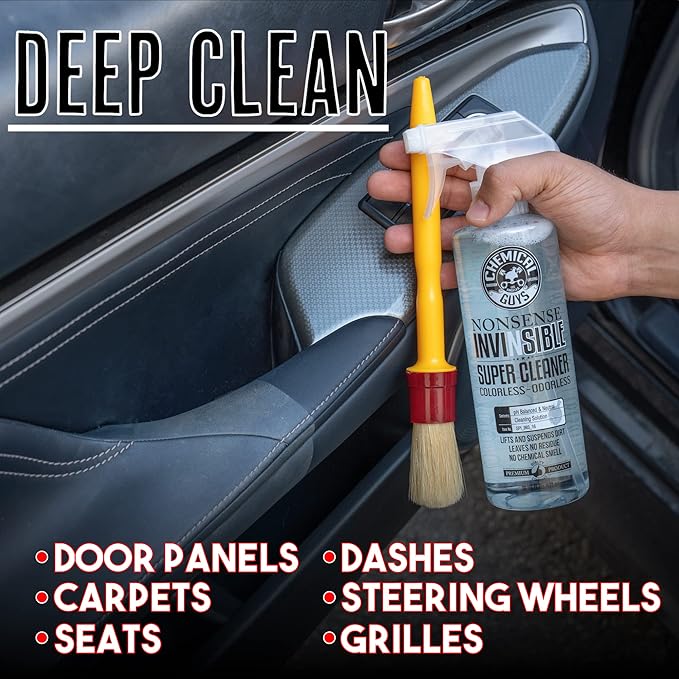 Chemical Guys Nonsense, Odorless Cleaner For Car Interior and Exterior All Purpose Cleaning Spray for Vinyl, Rubber, Plastic, Carpet, Upholstery, and Engine Bays Foaming Deep Cleaning Formula 16 oz